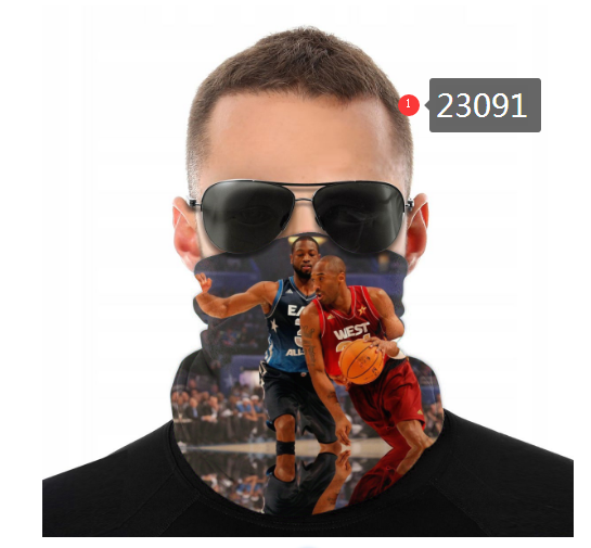 NBA 2021 Los Angeles Lakers #24 kobe bryant 23091 Dust mask with filter->nba dust mask->Sports Accessory